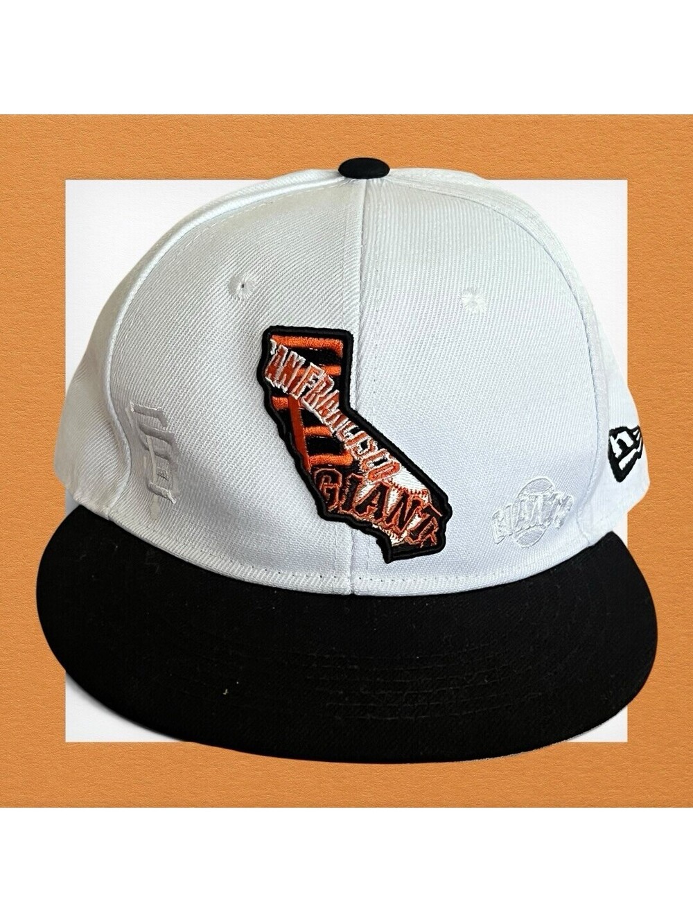 San Francisco Giants New Era White State 59FIFTY Adjustable Hat/ Cap MLB NWOT